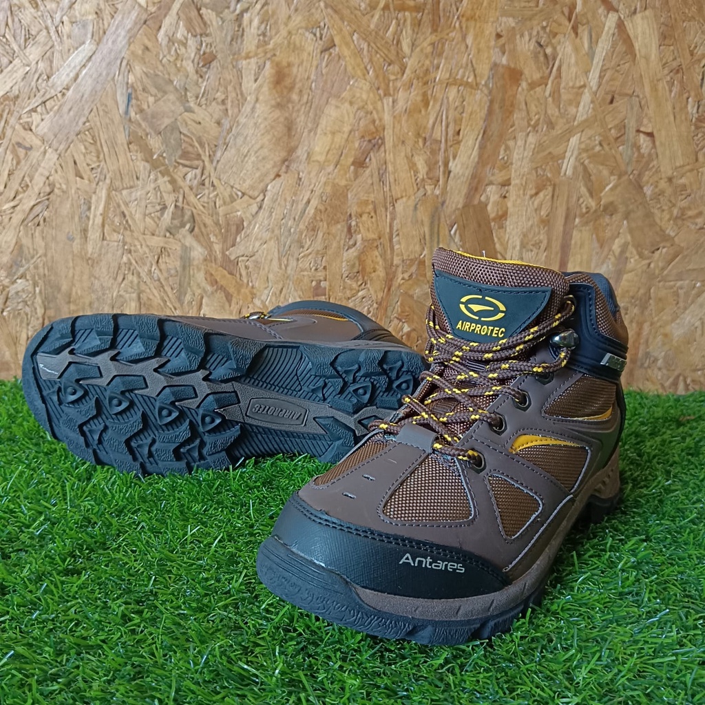 Sepatu Gunung Trekking Pria Air Protec Antares Original Hiking Shoes