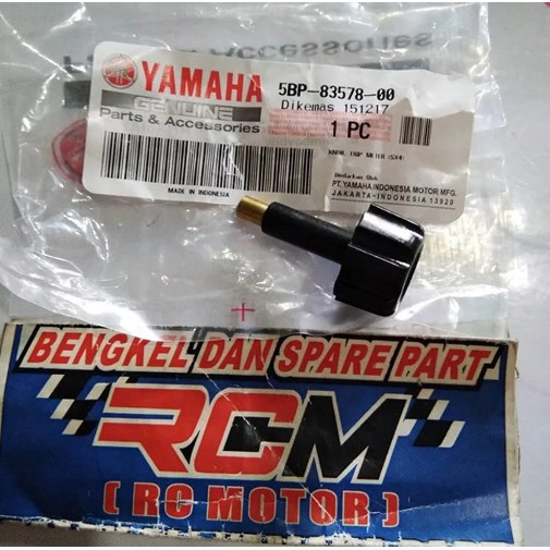 KNOBTRIP KNOB TRIP KNOPTRIP PUTARAN PUTERAN PUTARAN PUNTIRAN SPIDO SPEDO SPEEDO SPEDOMETER SPIDOMETER SPEEDOMETER SCORPIO Z RXKING RX KING RXK ORI ORIGINAL YAMAHA YGP ASLI 5BP-83578-00