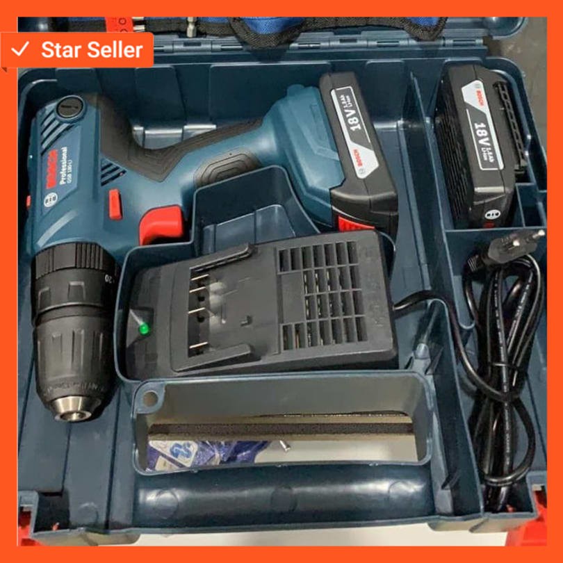 BOSCH GSB 180 Li Bor Besi Cordless GSB 180 LI + Accesoris Kit CROSS103