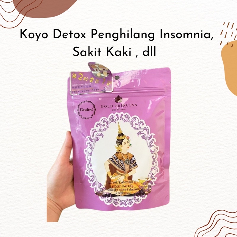 BEST SELLER! KOYO DETOX GOLD PRINCESS 100% ORIGINAL BANGKOK!