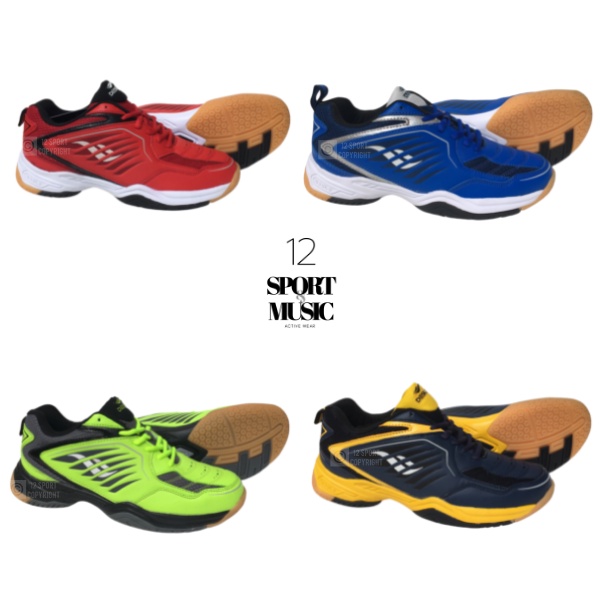 12 SPORT - Sepatu Bulu Tangkis Desle Anders Antonsen 100% Original Desle Indonesia Sepatu Badminton 
