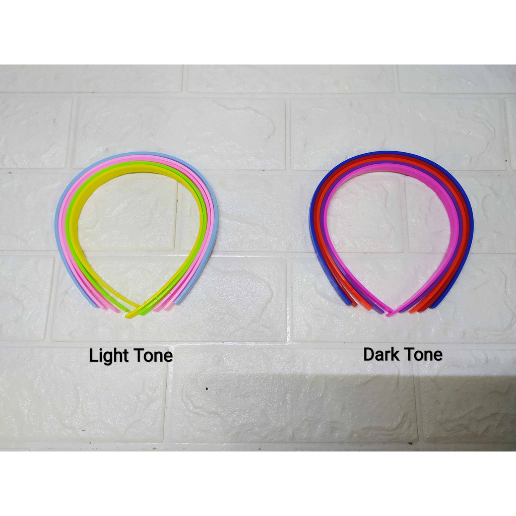Bando Polos Warna Isi 5 Kerajinan Tangan Bahan Handycraft Bando Polos