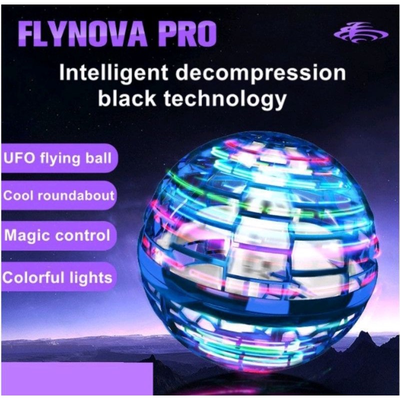 Mainan Drone UFO Terbang Lampu LED