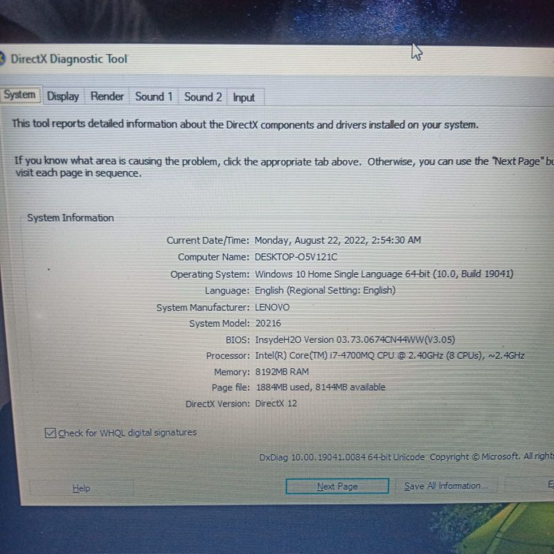 Laptop Gaming Lenovo ideapad Y410 intel Cor i7-4700QM Ram 8GB/1TB Vga Nvdia Geforce GT755M Keyboard backlight
