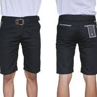 Celana Pendek Pria Chino Bahan Katun Melar Size 27-38