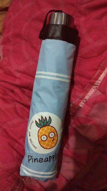 Payung Lipat 4 Fancy Karakter Pineapple Anti Uv Merk Osaka Bw-123