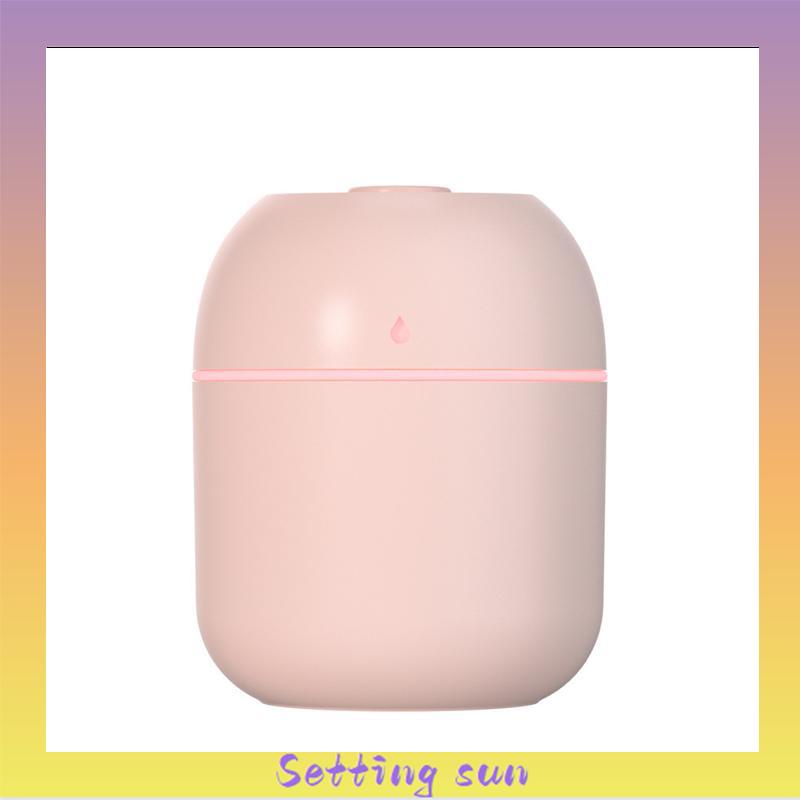 Ultrasonic Air Humidifier 7C Lampu Led Meja Meja Mini Portabel USB Alat Penyemprot Minyak Esensial Aroma Diffuser TN