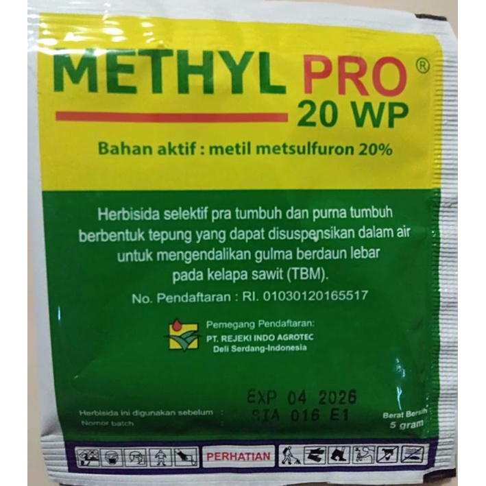 Herbisida Methyl Pro 20wp 5 gr