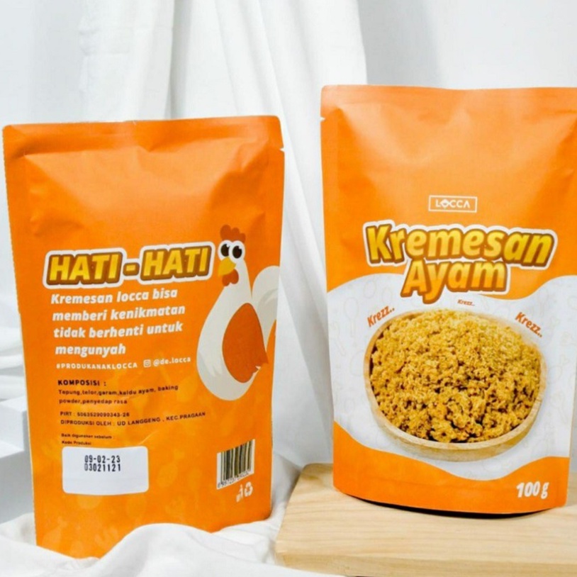 

KREMESAN AYAM LOCCA 100GR / KREMES AYAM / KREMESAN KALDU AYAM