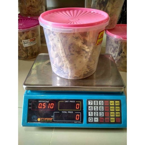 

peyek toples home made