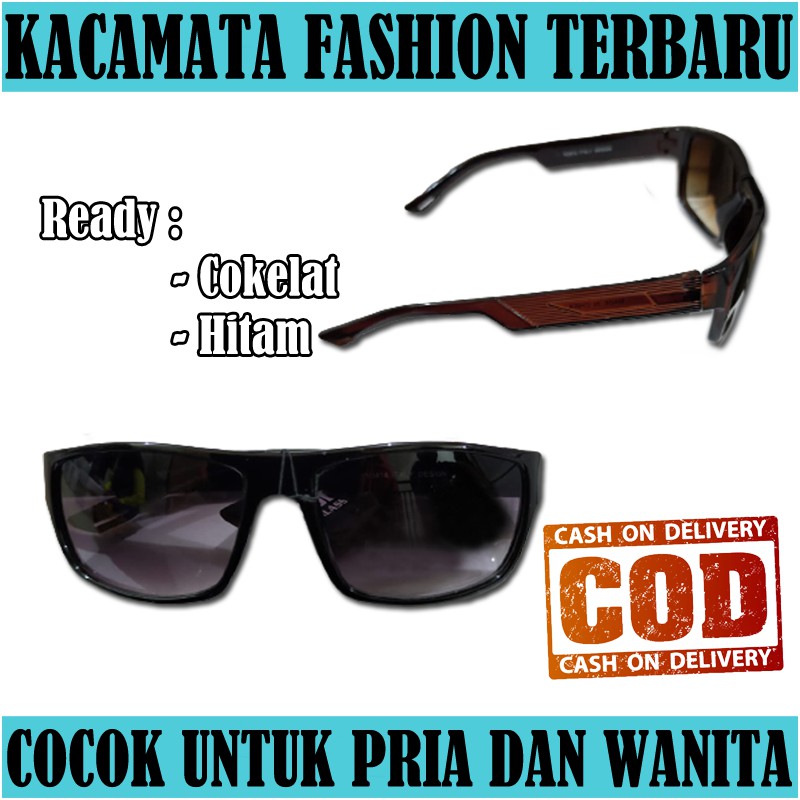 【TERSEDIA &amp; COD】Kacamata Hitam Cewek Murah Fashion Kaca mata Hitam Retro Gaya Sunglasses Man Women