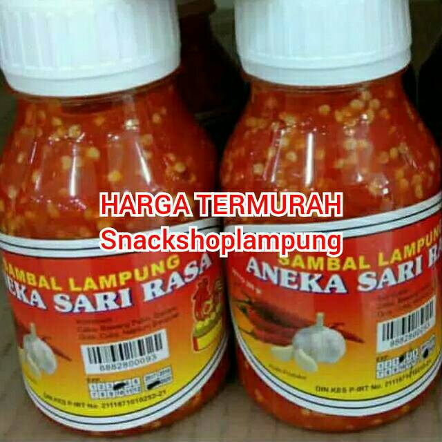 TERMURAH Sambel Sambal Bawang Aneka Sari Rasa Asli Lampung