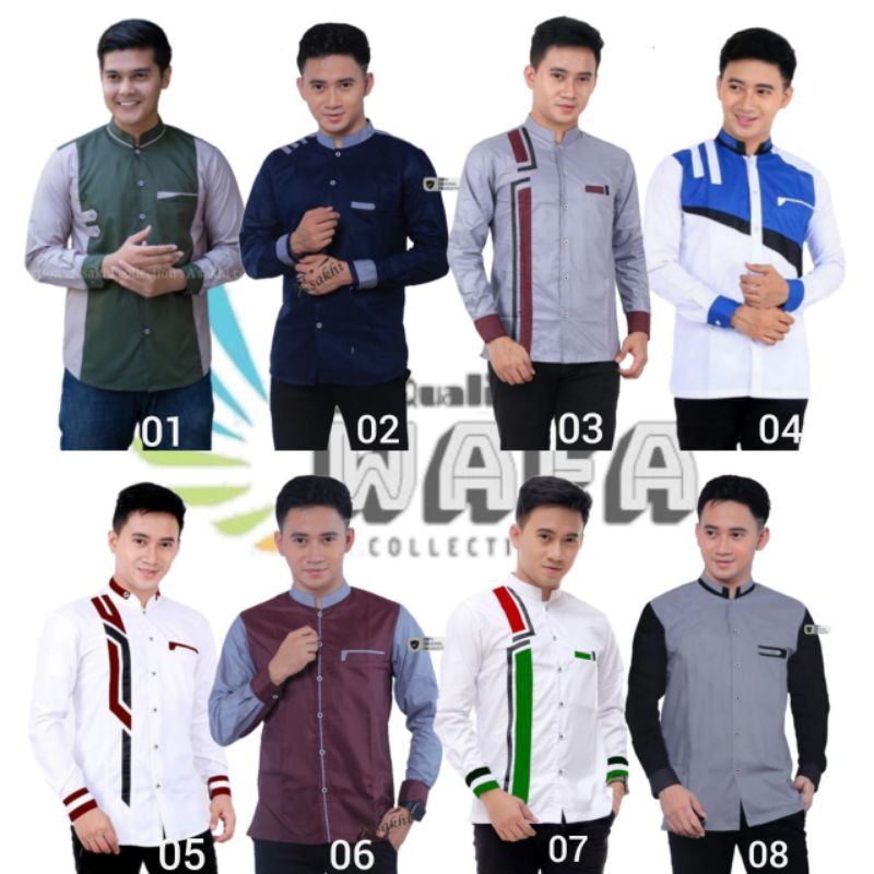 (BISA COD) Koko Syubbanul Muslimin Koko Azzahir Koko hadroh Fashion muslim pria 4679GG