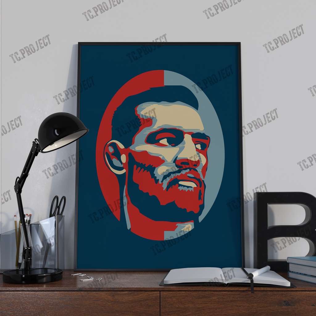 Poster Conor McGregor UFC GYM- Wall Decor Hiasan Dinding 006