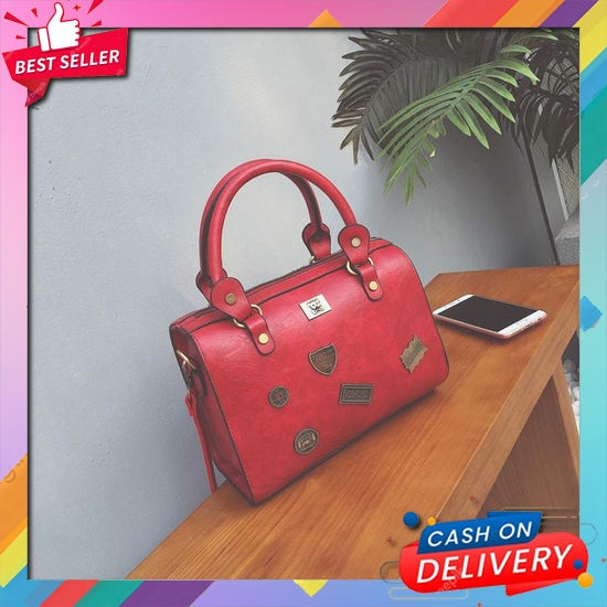 Handbag Tangan Model Card Gc Tas Tabung Unisex Pria Wanita Tas Santai Wanita Sling Bag Kepang Hand B