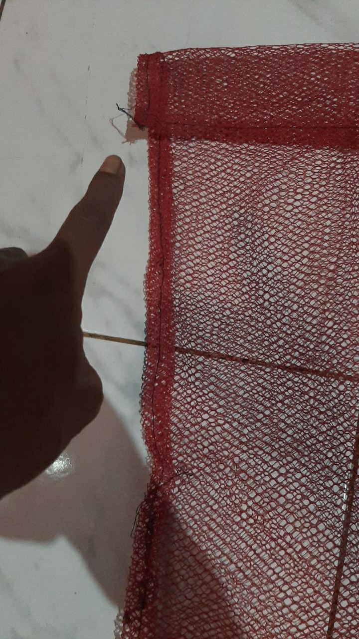 Koja Korang Keramba Ikan Wadah Ikan Kain 80 Cm 100 Cm Kotak 2 Ring