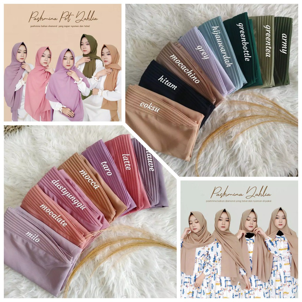 Hijab pashmina Pet Dahlia Hijab Instan