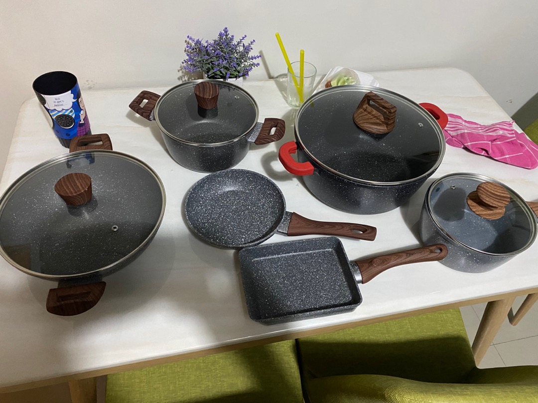 Cypruz - Paket Magic Marble Cookware Set