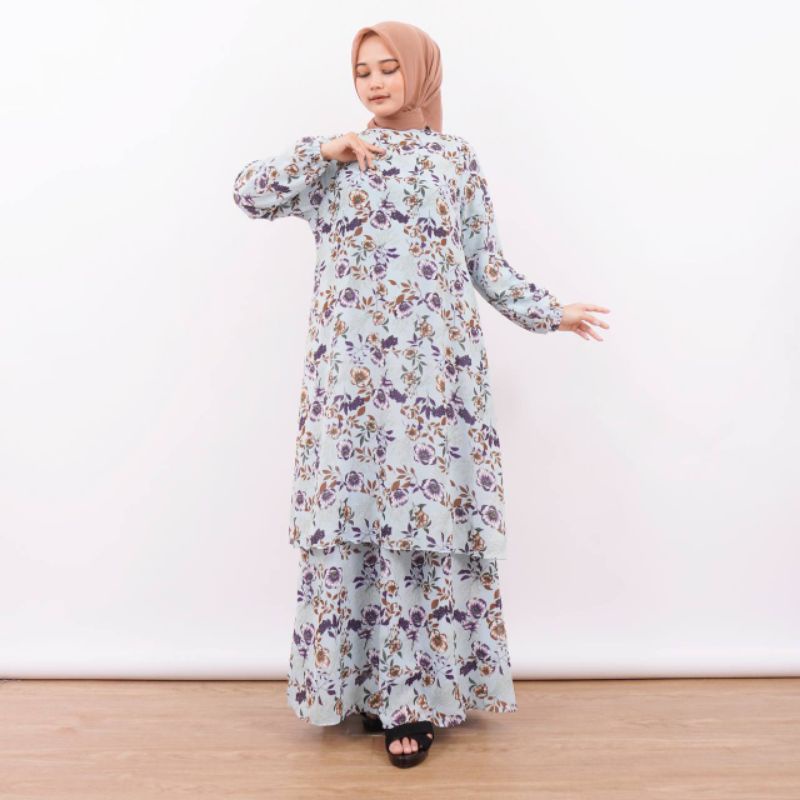 gamis malaysia/ gamis malaysia motif terbaru/ baju muslim terbaru