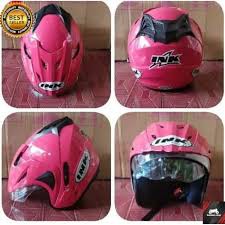 

HELM JP8 REPLIKA PINK MAGENTA FREE BUBLE WRAP DAN KARDUS