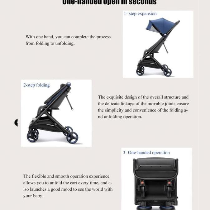 xiaomi folding baby stroller