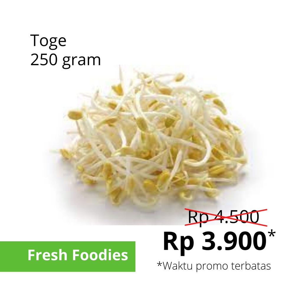 

Toge / Tauge / cambah Segar 250 - 500 g