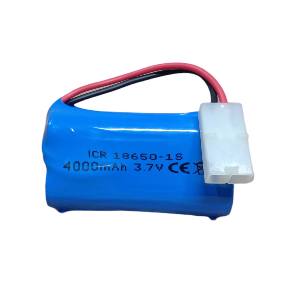 Baterai RC / Remot Control &amp; Elektronik Lainnya 2X 18650-1S 4000mAh 3.7V Protektor BMS 6A Soket Putih 2 Pin RC