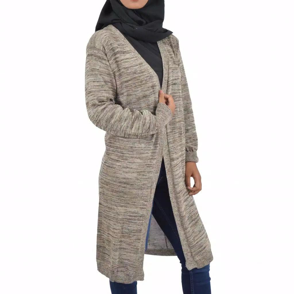 Cardigan LONG TWIST - Cardigan Panjang Rajut Wanita