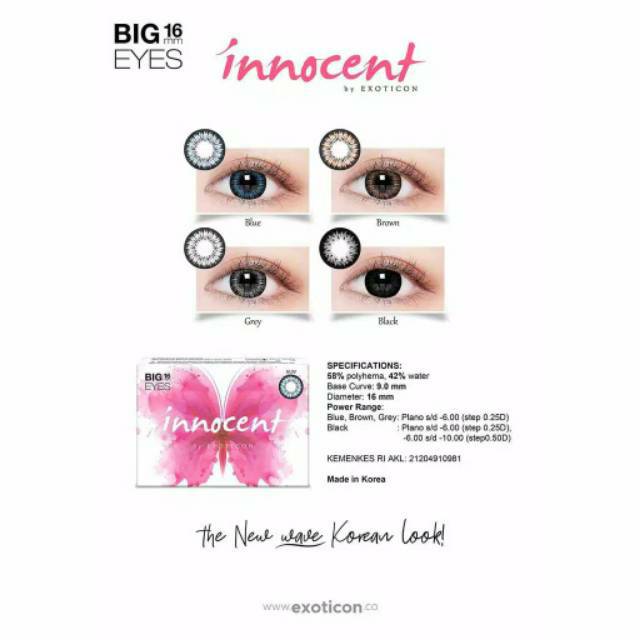 ( Normal ) HARGA TERMURAH : INNOCENT COLOR