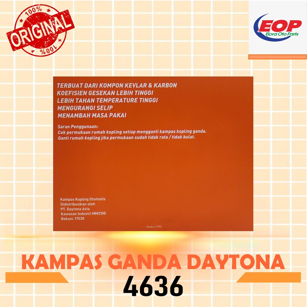 KAMPAS GANDA MIO J , FINO FI XRIDE DAYTONA 4636 ORIGINAL