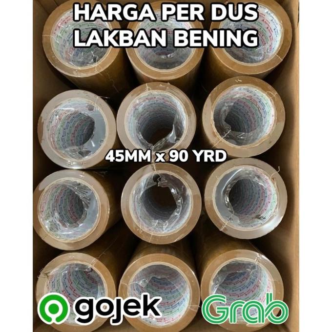 

PROMO SPESIAL LAKBAN BENING / COKLAT 2" (45 MM x 90Y) Harga DUSAN SUPER MURAH
