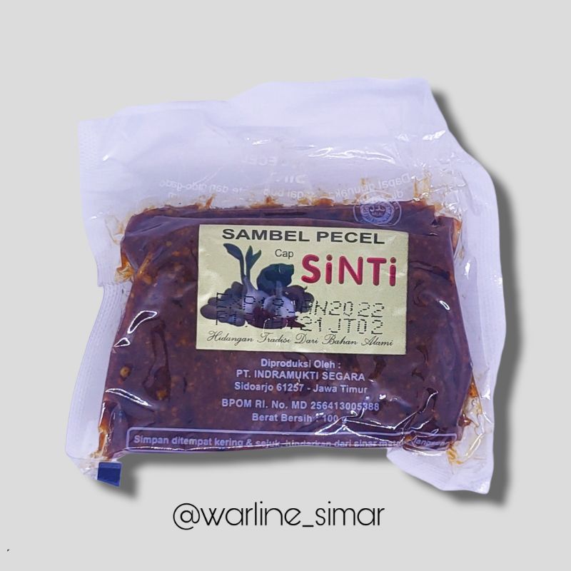

Bumbu Sambal Pecel Sinti 100gr / Bumbu Pecel Instan Siti 100gr / Bumbu Pecel Sachet 100gr
