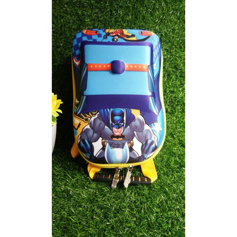 Tas Ransel Bekal Anak Sekolah Hardcase Timbul - Motif Cowok - BATMAN