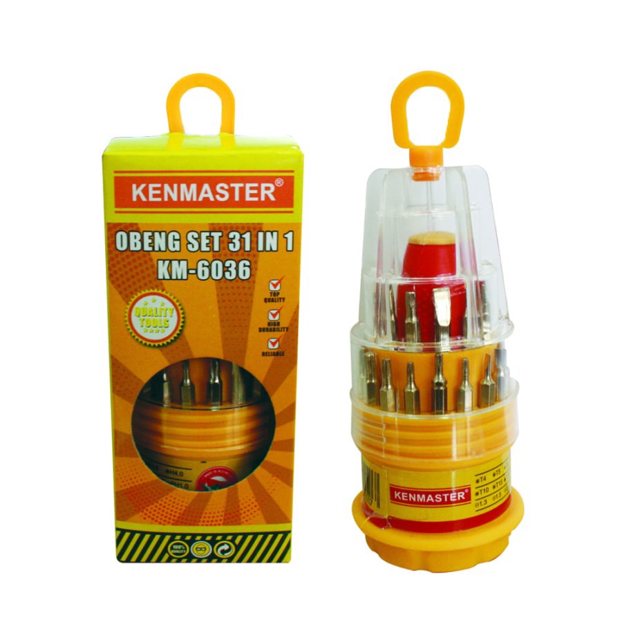 Kenmaster Obeng Set 31 IN 1 KM-6036