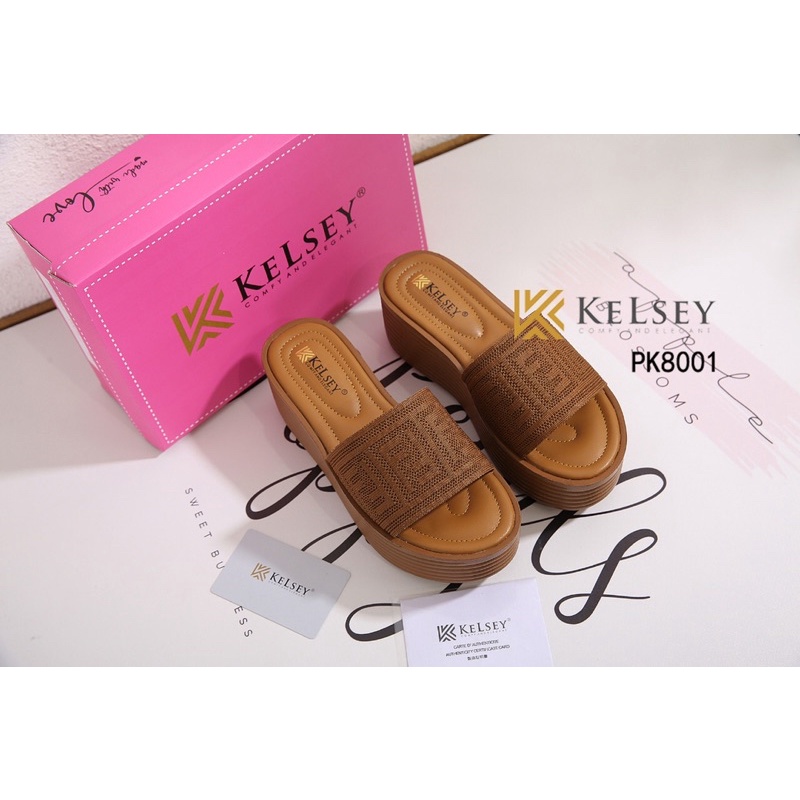 RESTOCK!! NICOLE  Wedges Sandals 7cm Kelsey Sandal Wedges Wanita PK8001