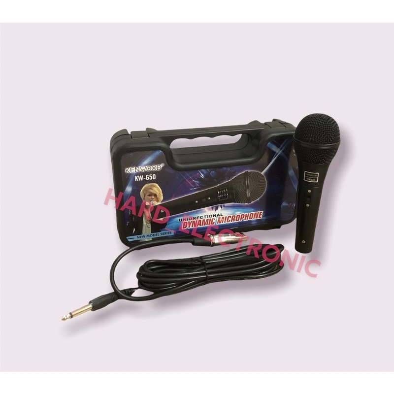 Mic Kabel KW 650 + KOPER / Microphone Cable KENWOOD KW-650 / Mic KW - 650 / Microphone KW650
