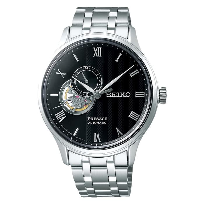 Seiko Presage SSA377J1 Open Heart Karesansui Automatic Black Dial