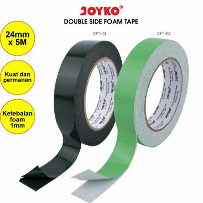 

Double Sided Foam Tape Pita Busa Dua Sisi, Double Tape Foam Joyko heppys44 Ayo Order