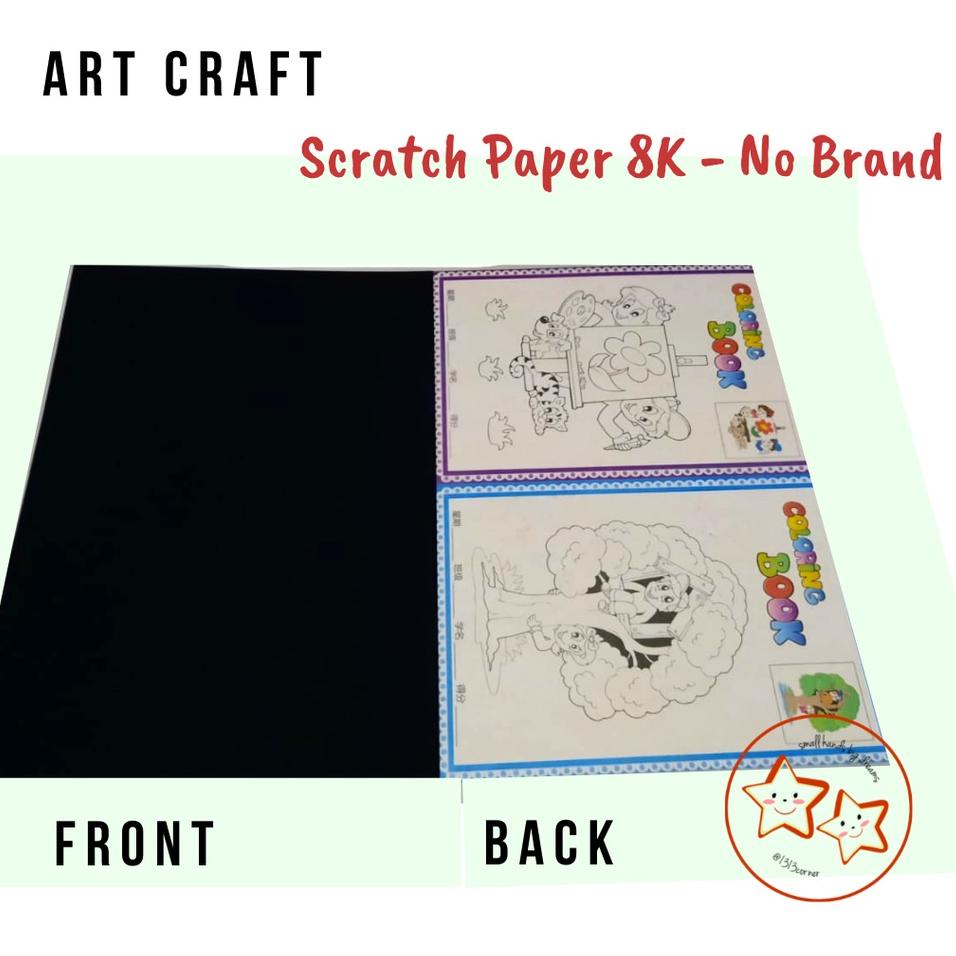 

V Scratch Paper Kertas Hitam Kaligrafi Ukuran 16 K ♪↓ ☌ ☌