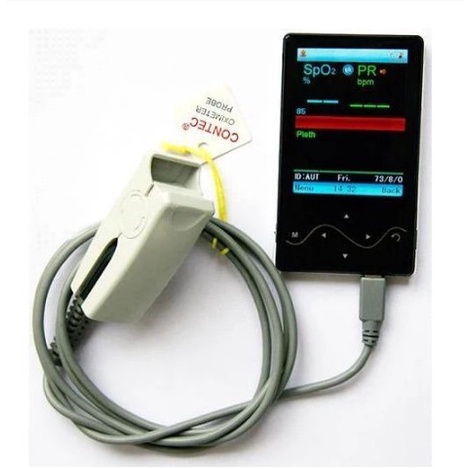CONTEC CE Passed CMS60F Touchscreen Pulse Oximeter Free SpO2 Probe PR