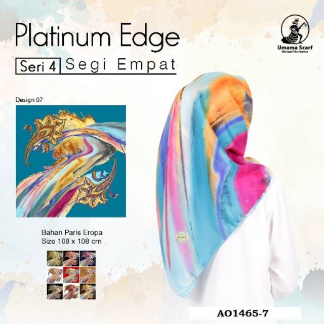 Grosir Jilbab Umama Platinum Edge Terbaru