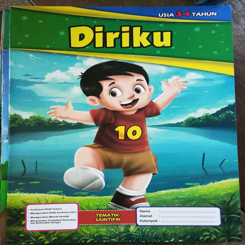 Buku PAUD paket TEBAL isi 9 TEMATIK K13, buku PAUD/TK A/B,LKS buku pembelajaran Tematik K13