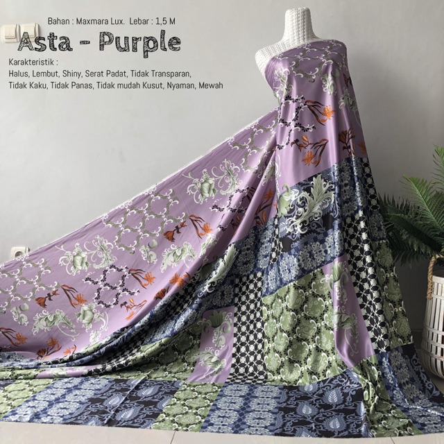 ASTA KAIN METERAN MOTIF RIAMIRANDA BAHAN MAXMARA LUX