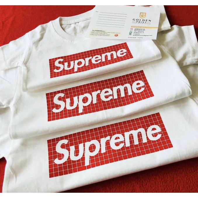promo supreme grid / supreme tshirt / kaos supreme kids size terbaru
