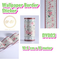 Border List Wallpaper Sticker Listborder Stiker Dekorasi Rumah 10Mx10Cm