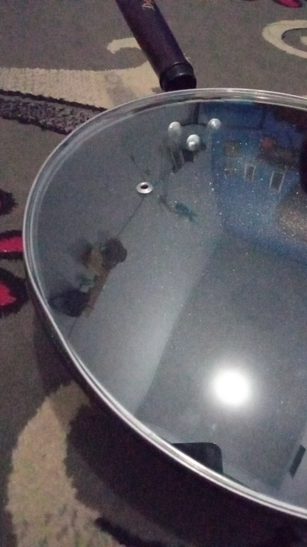 Greenland Panci Keramik Anti Lengket Wajan Cekung Penggorengan Deep Wok 32cm Free Tutup Hpm101