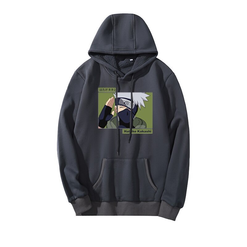 HATAKE KAKASI NARUTO Jumper Hoodie II Sweater Hoodie Anime II Sweter Oblong Topi Sz M - XL ( Pria &amp; Wanita / Anak &amp; Dewasa )