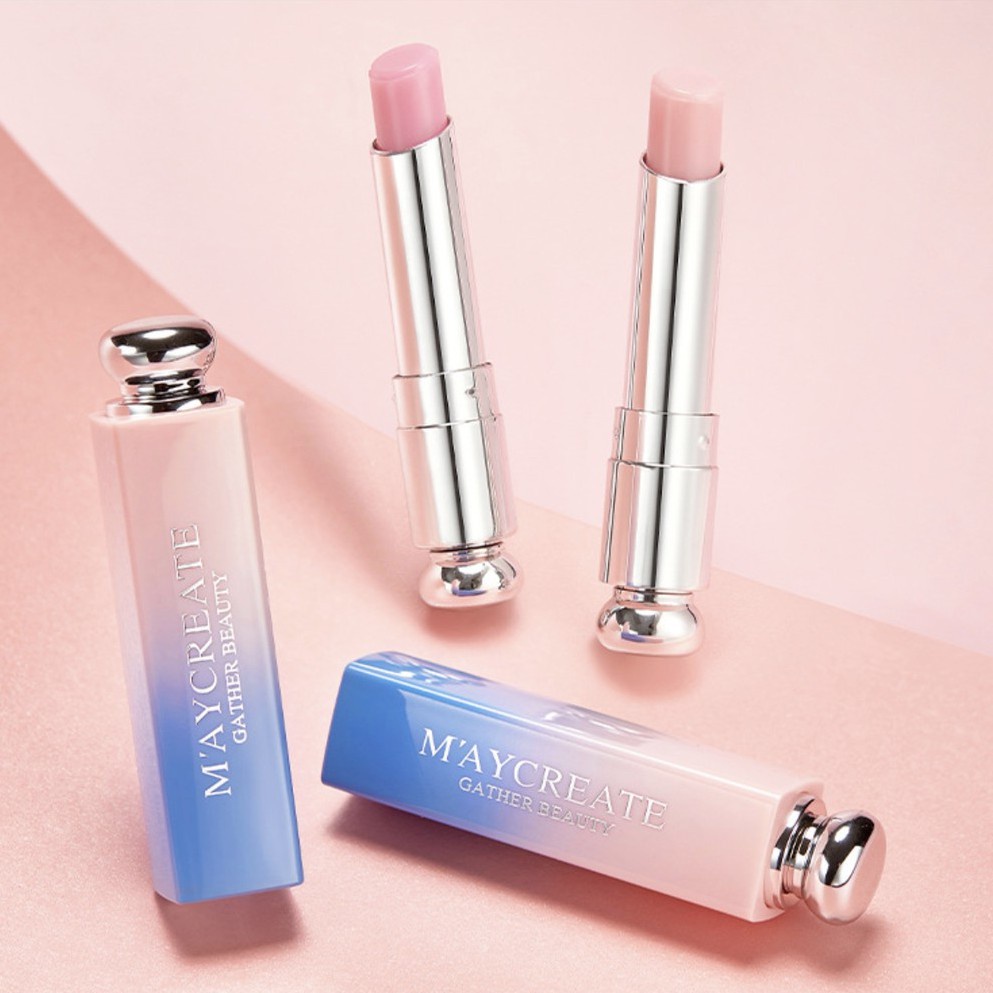 Maycreate Lipstik Warna Bibir / Mycreate Moisturizing Lipstick Color Changing / Pelembab Bibir Lipbalm