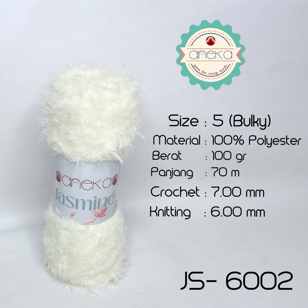 Benang Rajut Bulu Halus Jasmine Yarn / Cashmere Plush - 6002