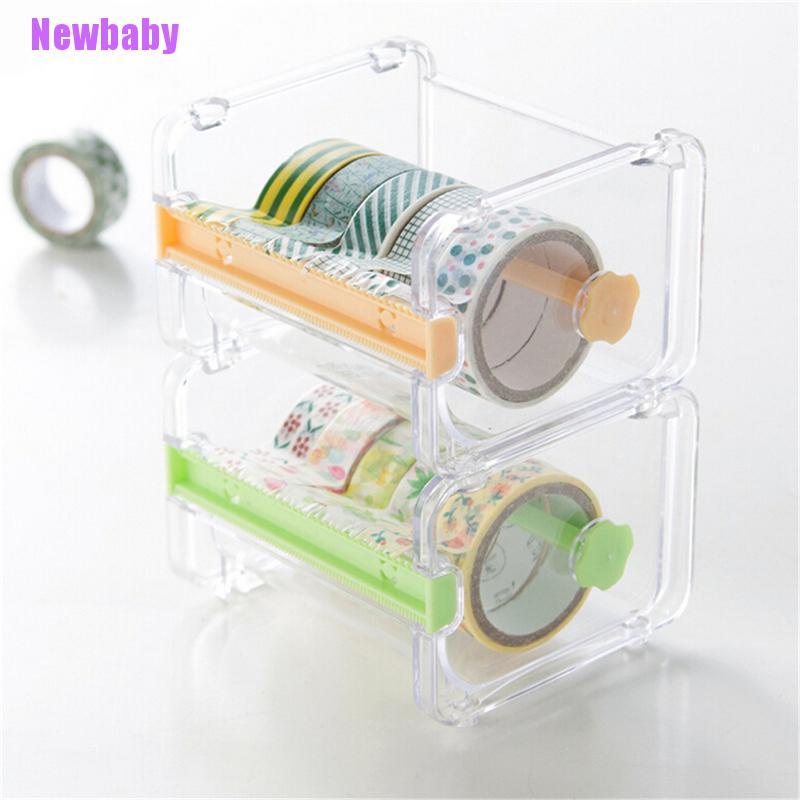 (Newbaby) Dispenser Selotip / Washi Tape Untuk Meja